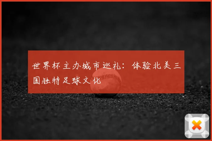 世界杯主办城市巡礼：体验北美三国独特足球文化