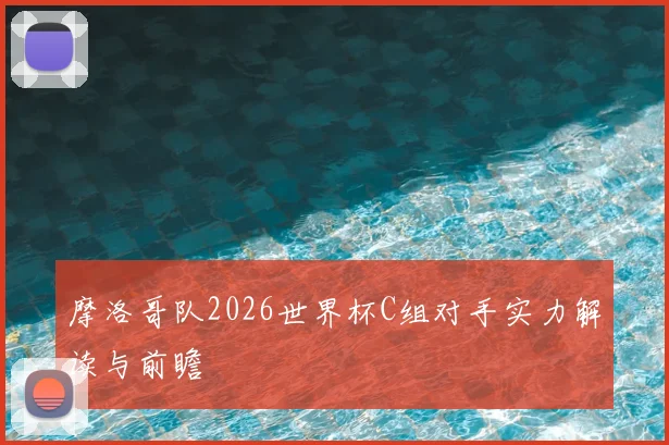 摩洛哥队2026世界杯C组对手实力解读与前瞻